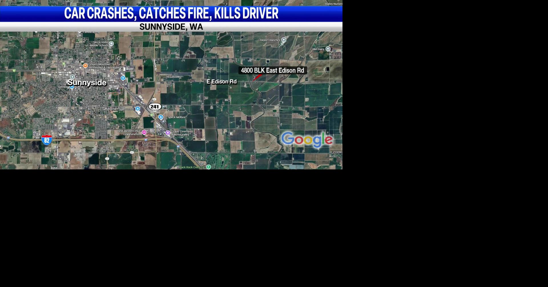 1 dead after car crash results in fire in Sunnyside | News ...