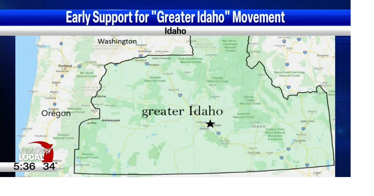 Rural Conservative Counties In Oregon Show Early Support For Greater Idaho Movement News 3606