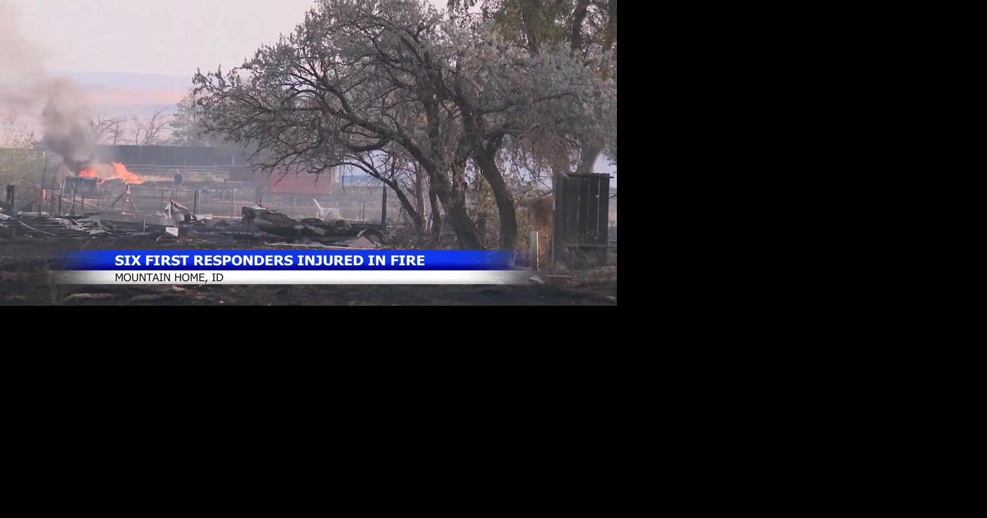 Mountain Home brush fire sends six law enforcement members to hospital