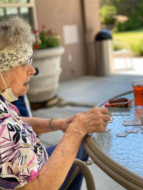 Spending Time Outside With Puzzles