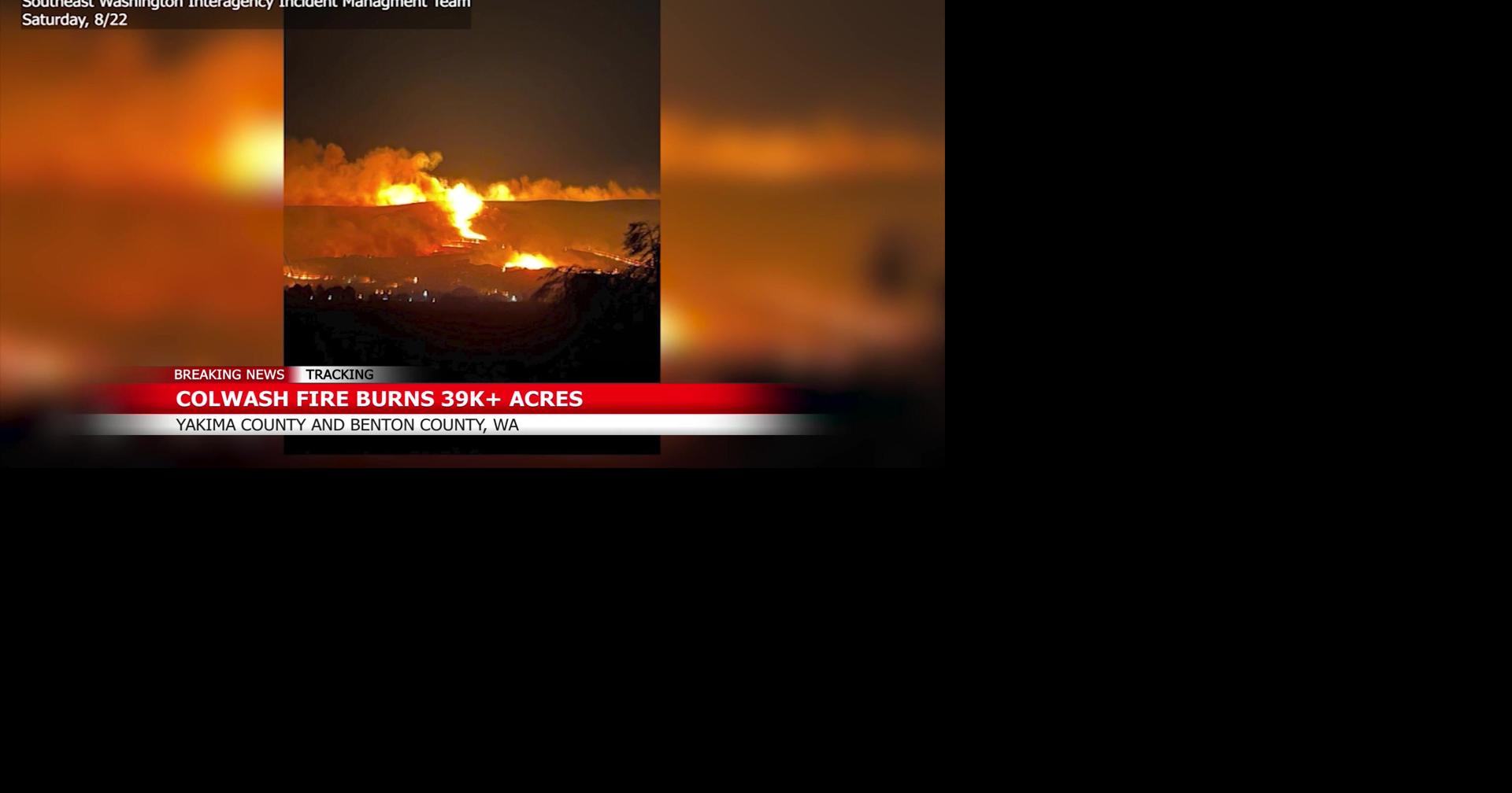 Colwash Fire evacuation levels lowered in Yakima and Benton Counties ...