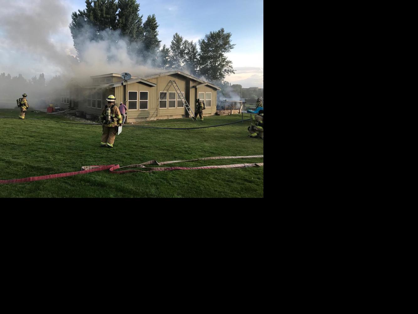 Family makes it out safely after house fire in West Richland News