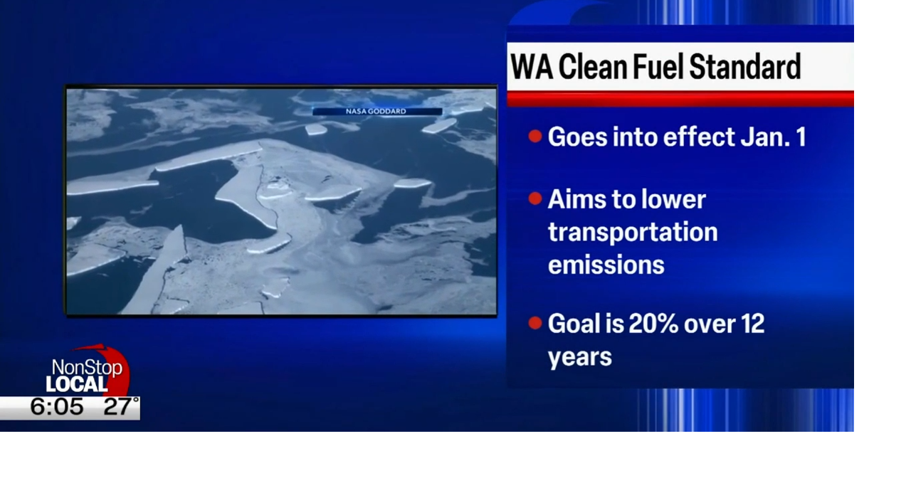 Washington's clean fuel standard takes effect January 1 Top Video