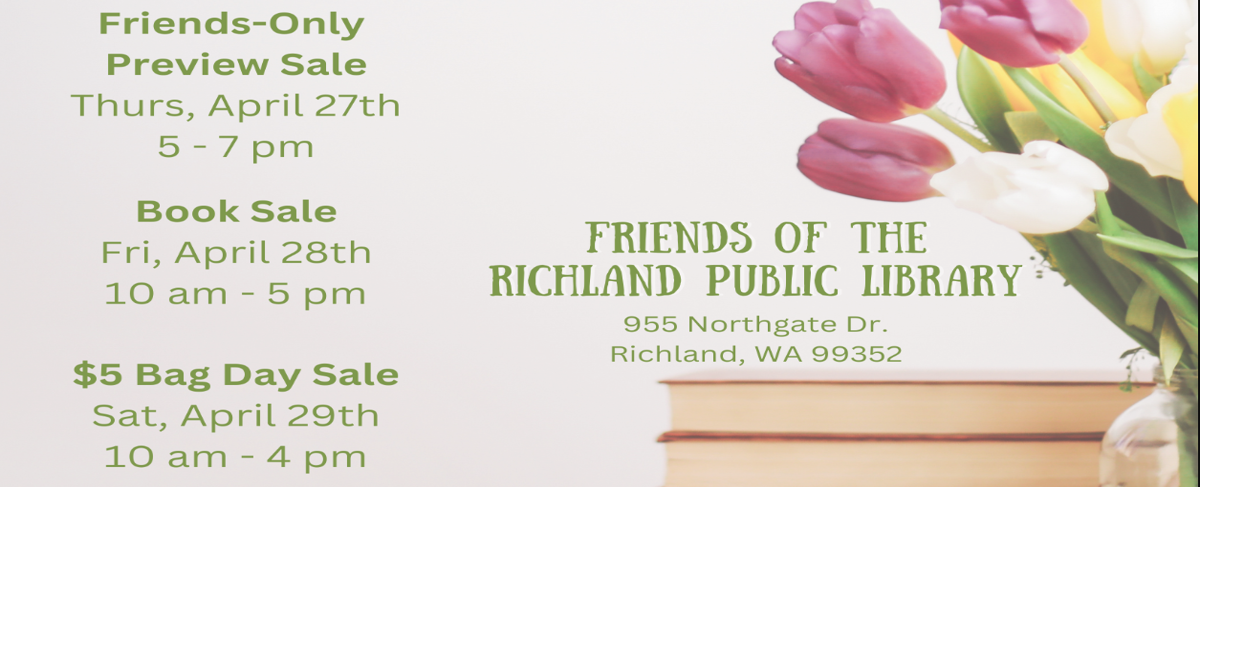 Spring into a good read at the Richland Library's book sale | News ...