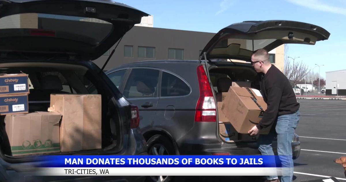 Washington man delivers thousands of books to jails across southeast Washington
