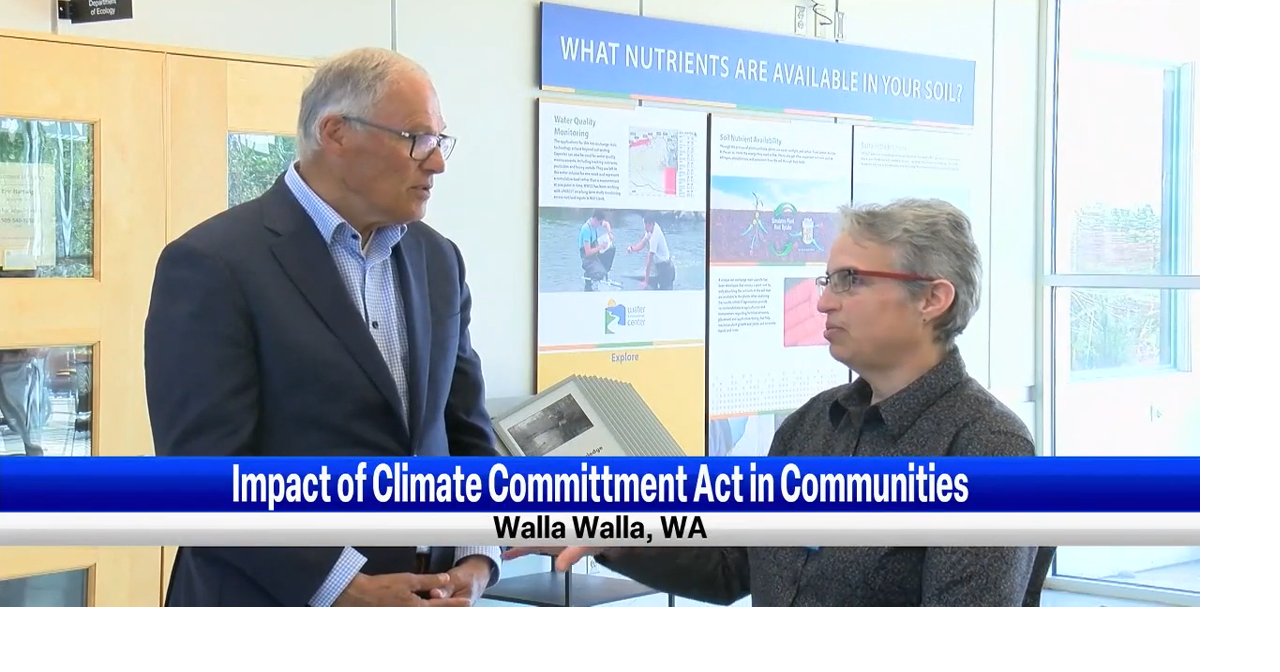 Governor Inslee visits Walla Walla to highlight how Climate Commitment