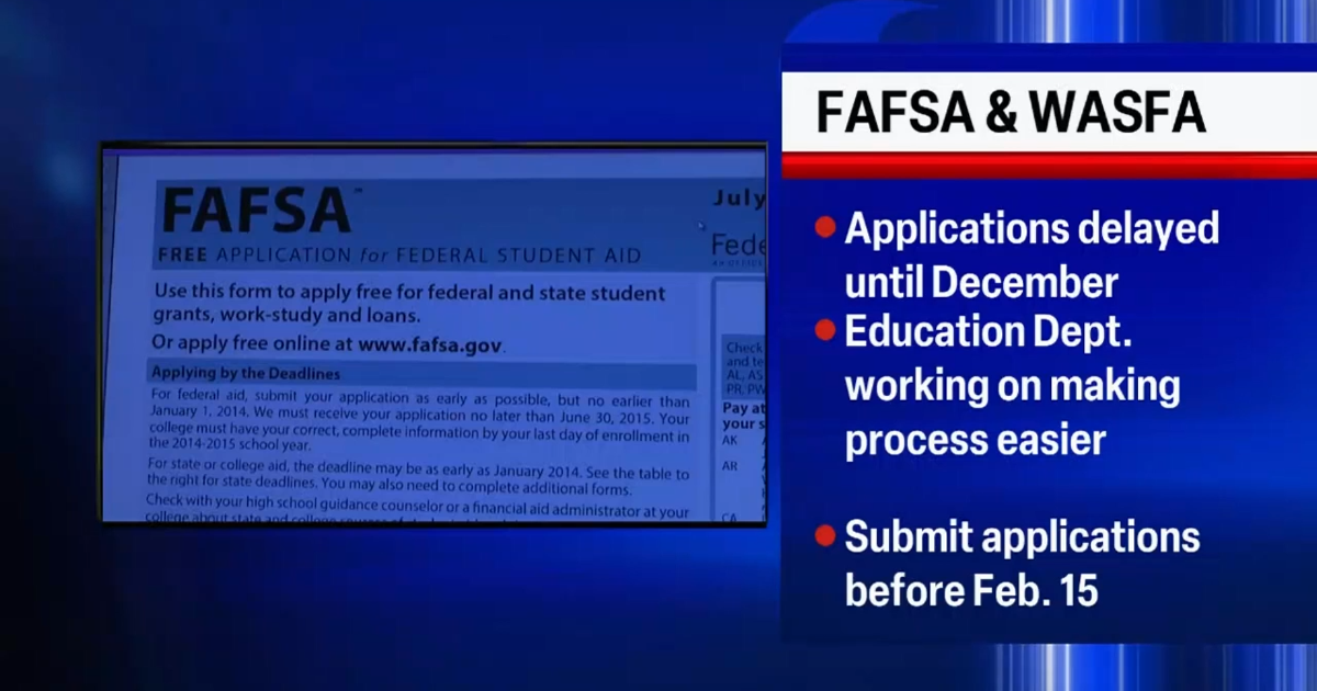 Opening of FAFSA, WASFA delayed, will now open in December | News ...
