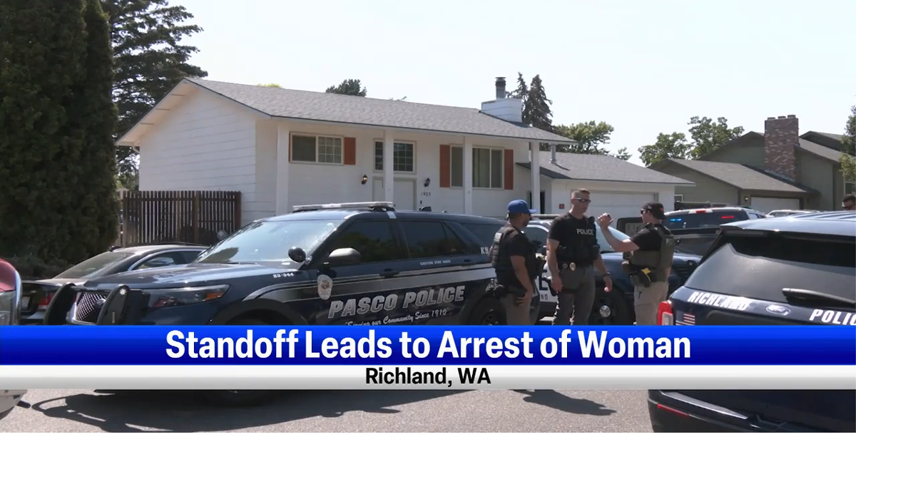 Woman arrested following standoff with law enforcement in Richland