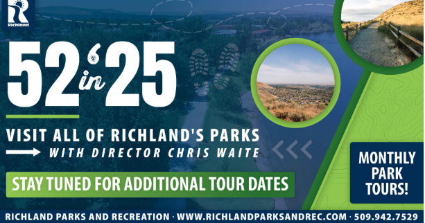Richland Parks and Recreation will host 52 local park tours throughout ...
