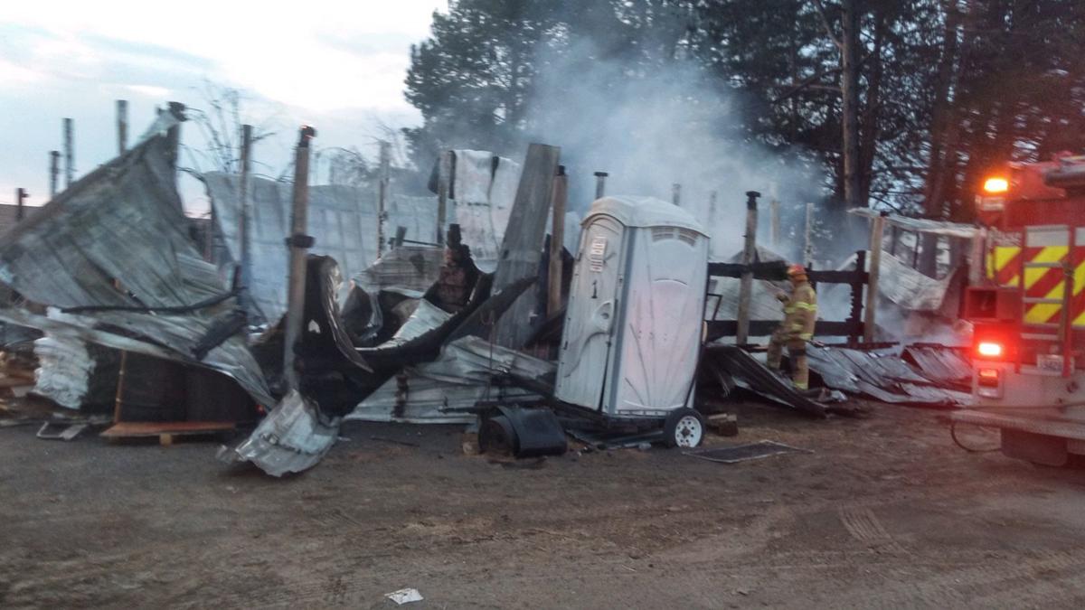 10 horses die in barn fire near Royal City Regional