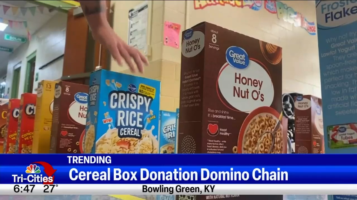 Cereal box chain store