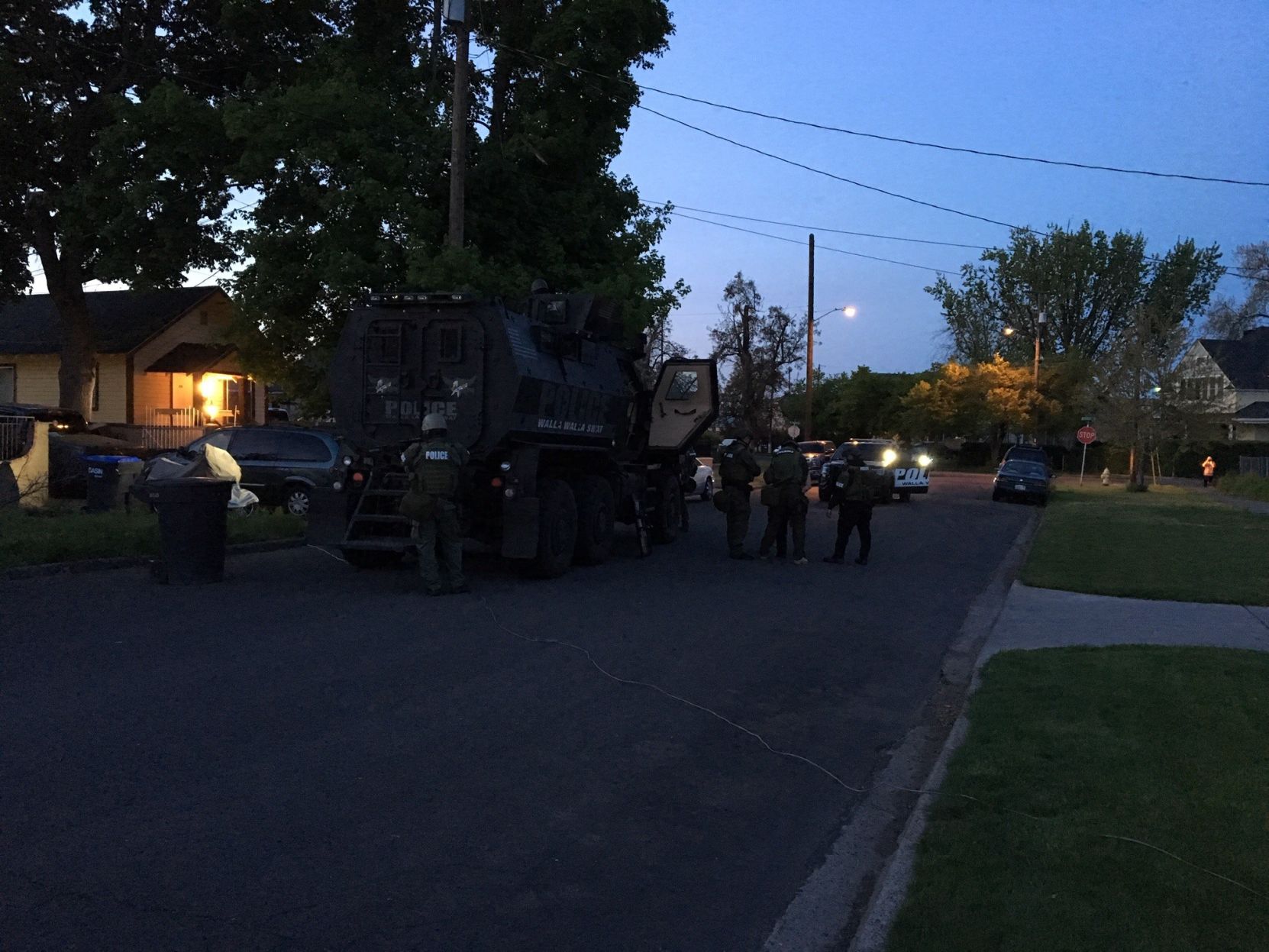 SWAT Standoff After A Report Of Gunshot Through Apartment Building ...