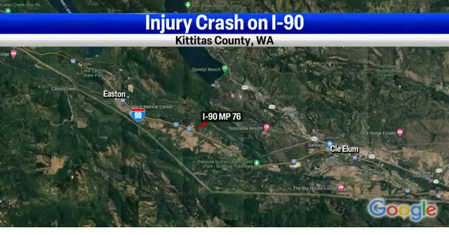 One hospitalized in Kittitas County crash | News | nbcrightnow.com
