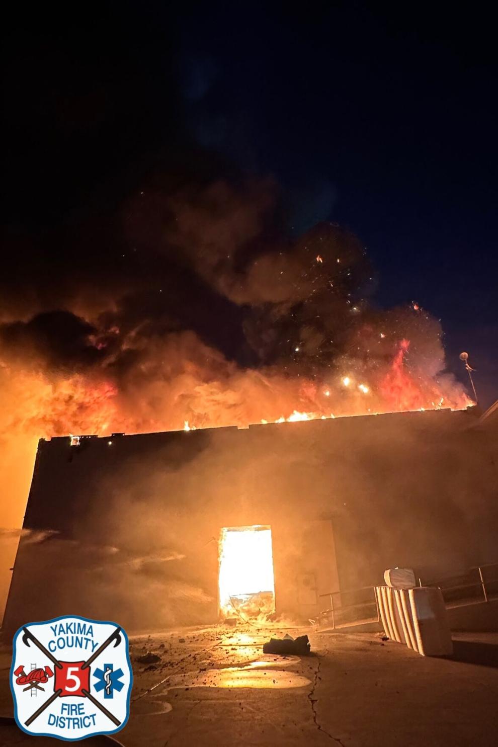 Zillah warehouse fire caused by 'spontaneous combustion of bailed hops