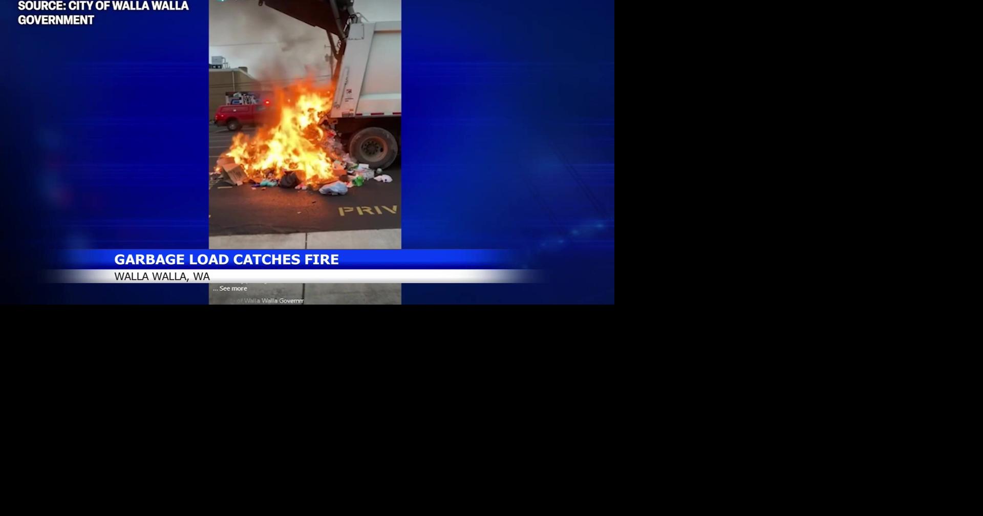 Garbage load catches fire in Walla Walla | News | nbcrightnow.com