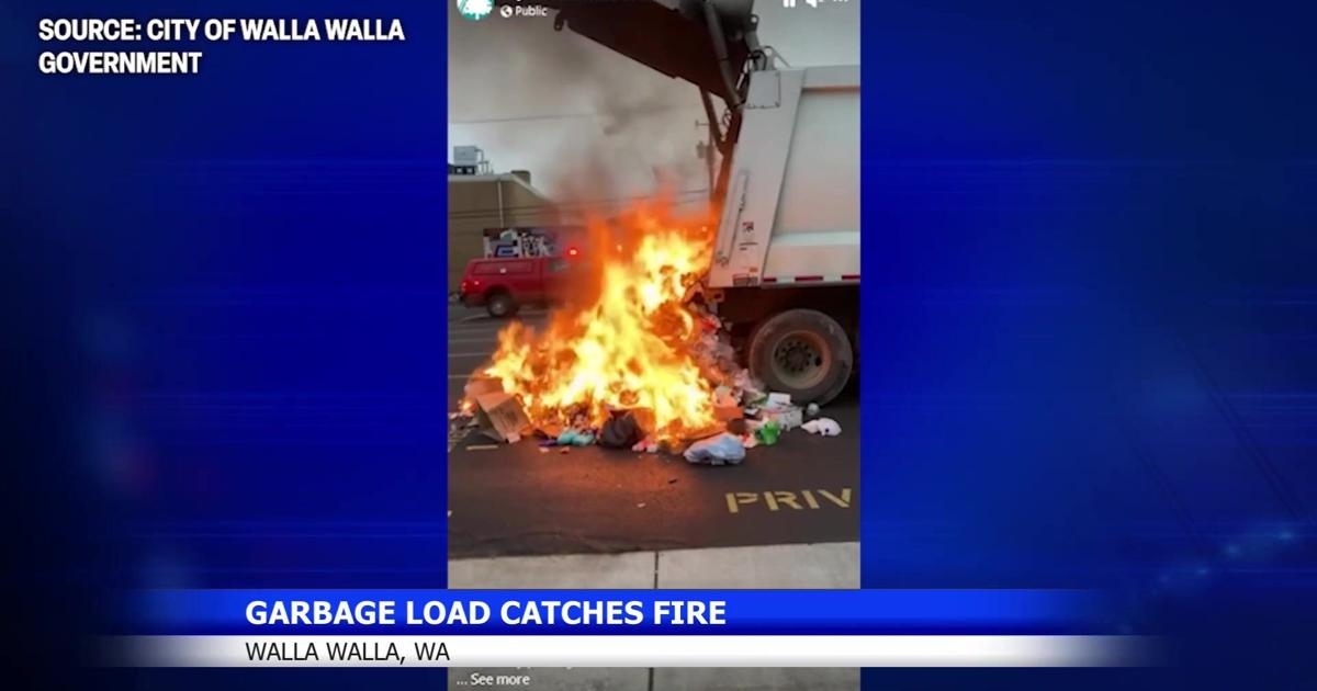 Garabe Fire Garbage load catches fire in Walla Walla | News | nbcrightnow.com