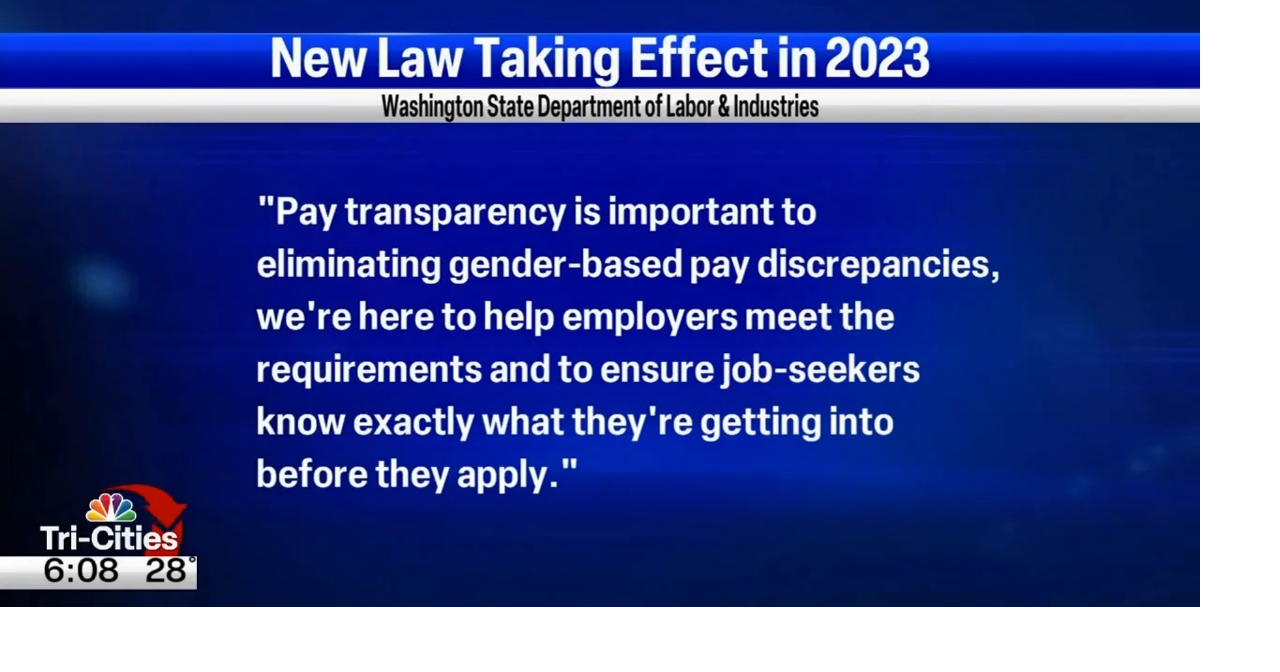 Washington's pay transparency law takes effect in January News