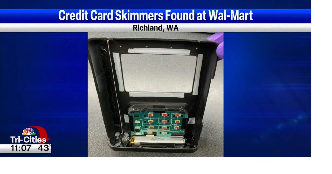 Credit card skimmers at Richland walmart Top Video
