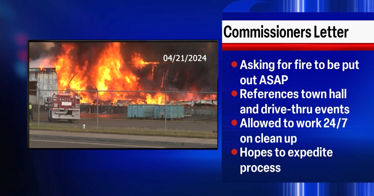 Benton County Commissioners urge Lineage to quicken cleanup of Finley warehouse fire - Vimarsana News