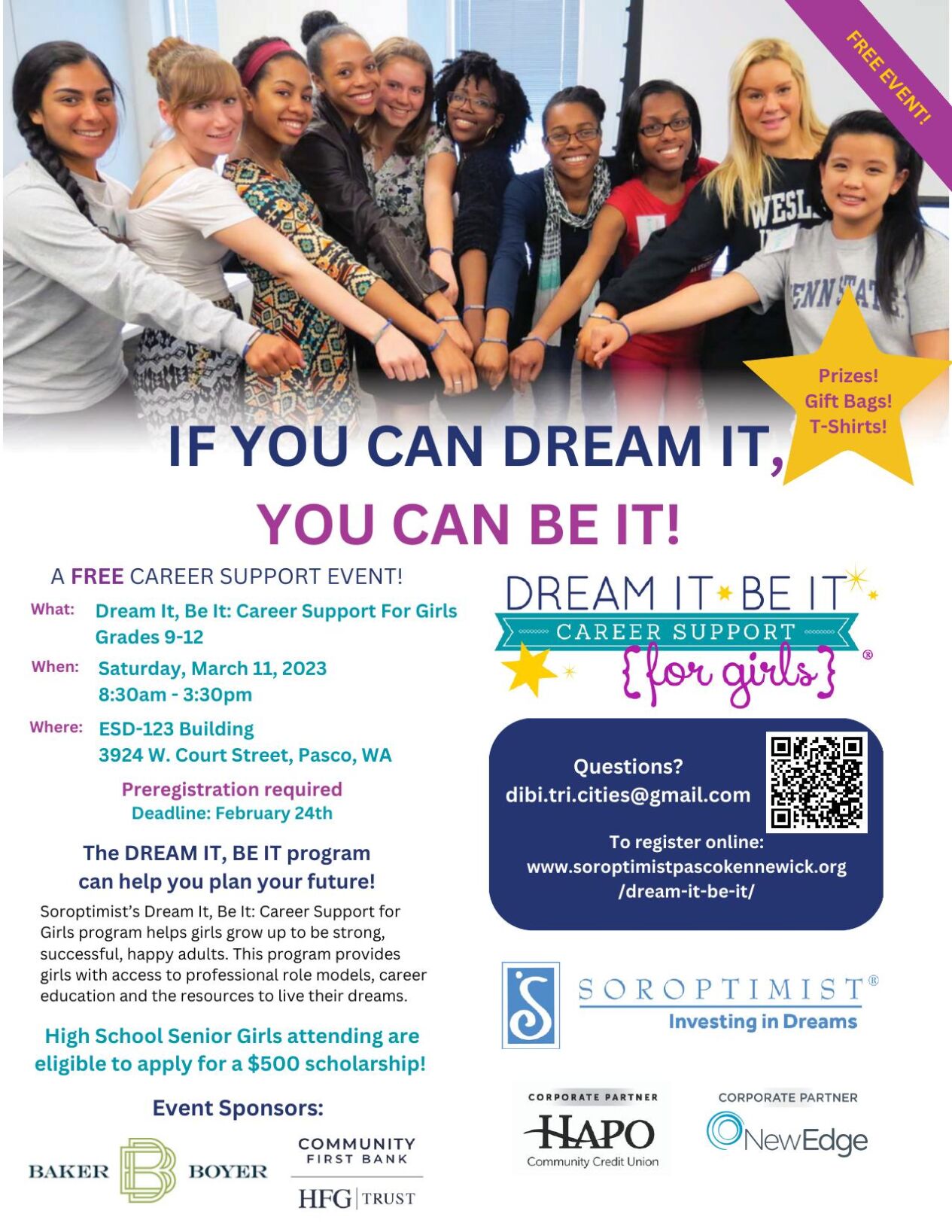 Registration opened for 2023 Dream It, Be It: Career Support for Girls ...