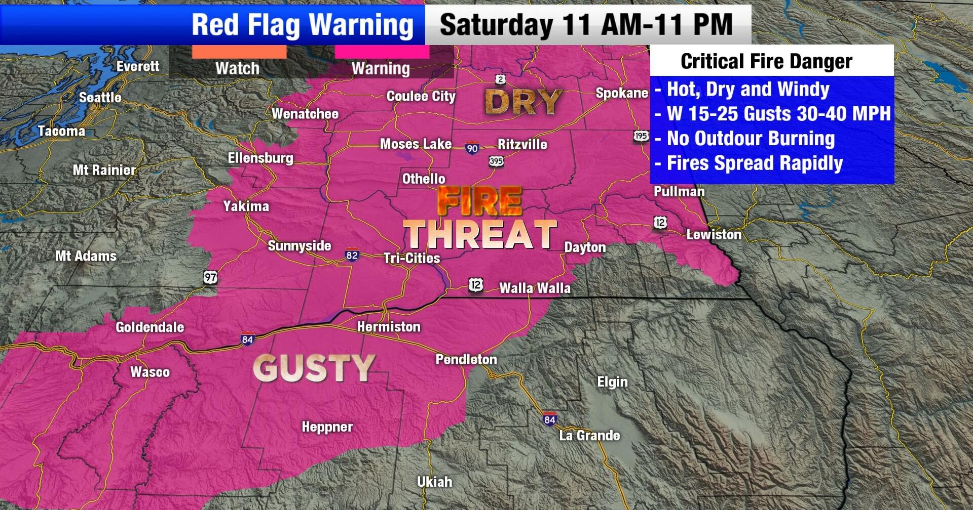 Weather Alert - Red Flag Warning - Vimarsana News