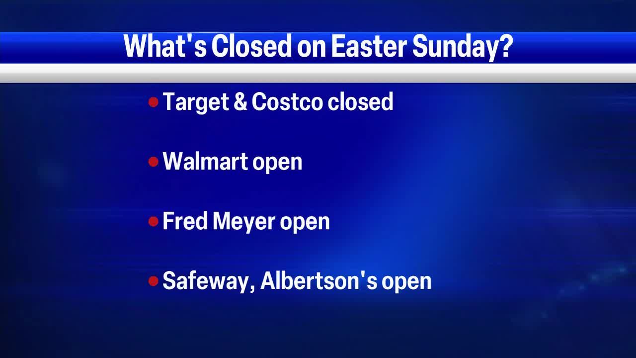 What s closed on Easter Sunday nbcrightnow