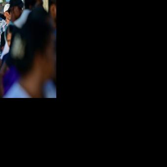 The queue of Sri Lankan men, women and children waiting for medical care was so long some were told to return the next day