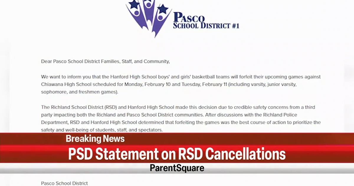 Pasco School District announces the cancelation of high school