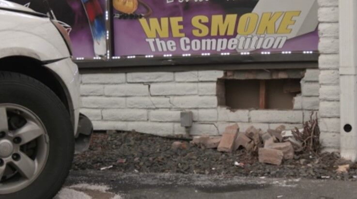 Richland smoke and vape shop remains open after car accident damages  exterior | News | nbcrightnow.com