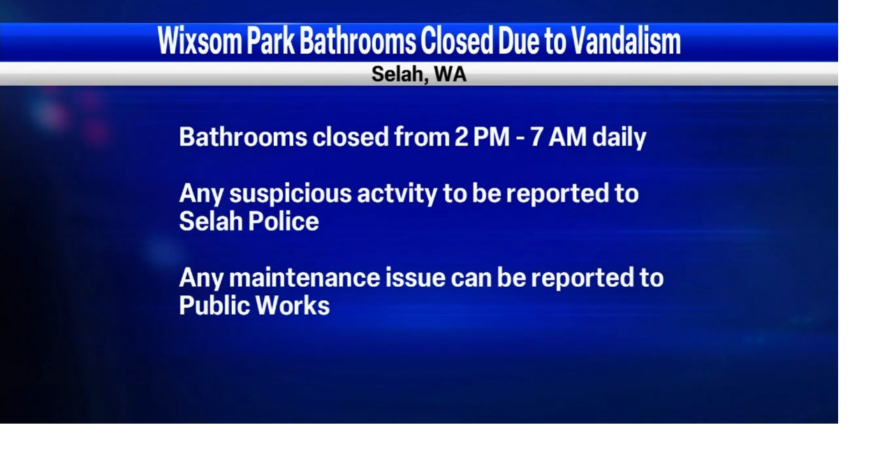 Vandalism prompts city to close Wixson Park bathrooms | News ...