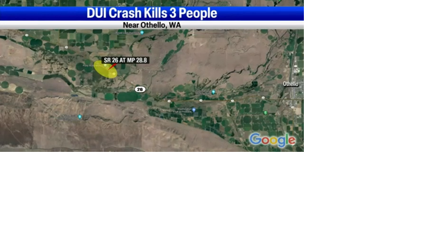 Three are dead after traffic collision ten miles west of Othello - Vimarsana News