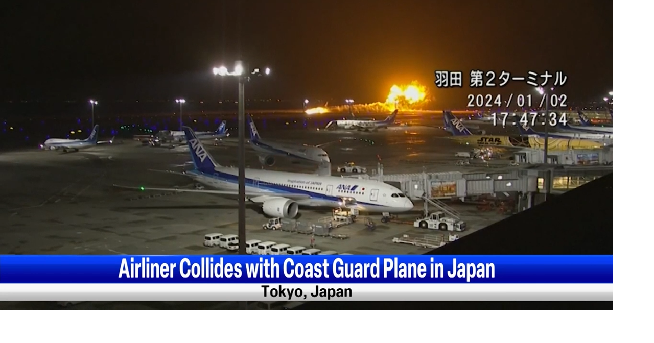 Planes collide, catch fire in Japan | Video | nbcrightnow.com