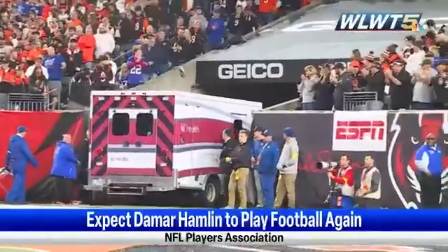 Damar Hamlin 'will play professional football again,' NFL players union  doctor says