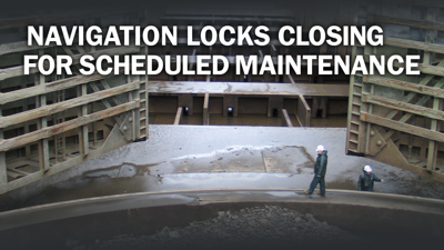 Several dam navigation locks closed for routine maintenance