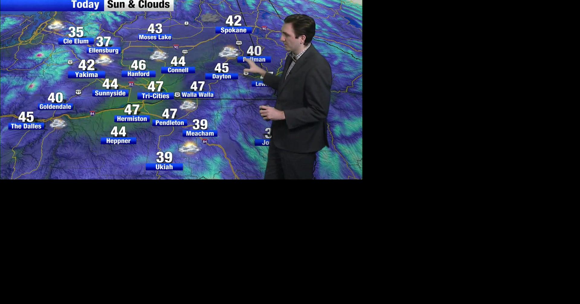 Partly cloudy skies with a pretty sunset expected today | Weather ...