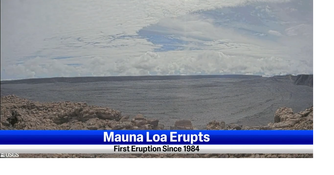 World's largest active volcano, Mauna Loa, erupts in Hawaii News