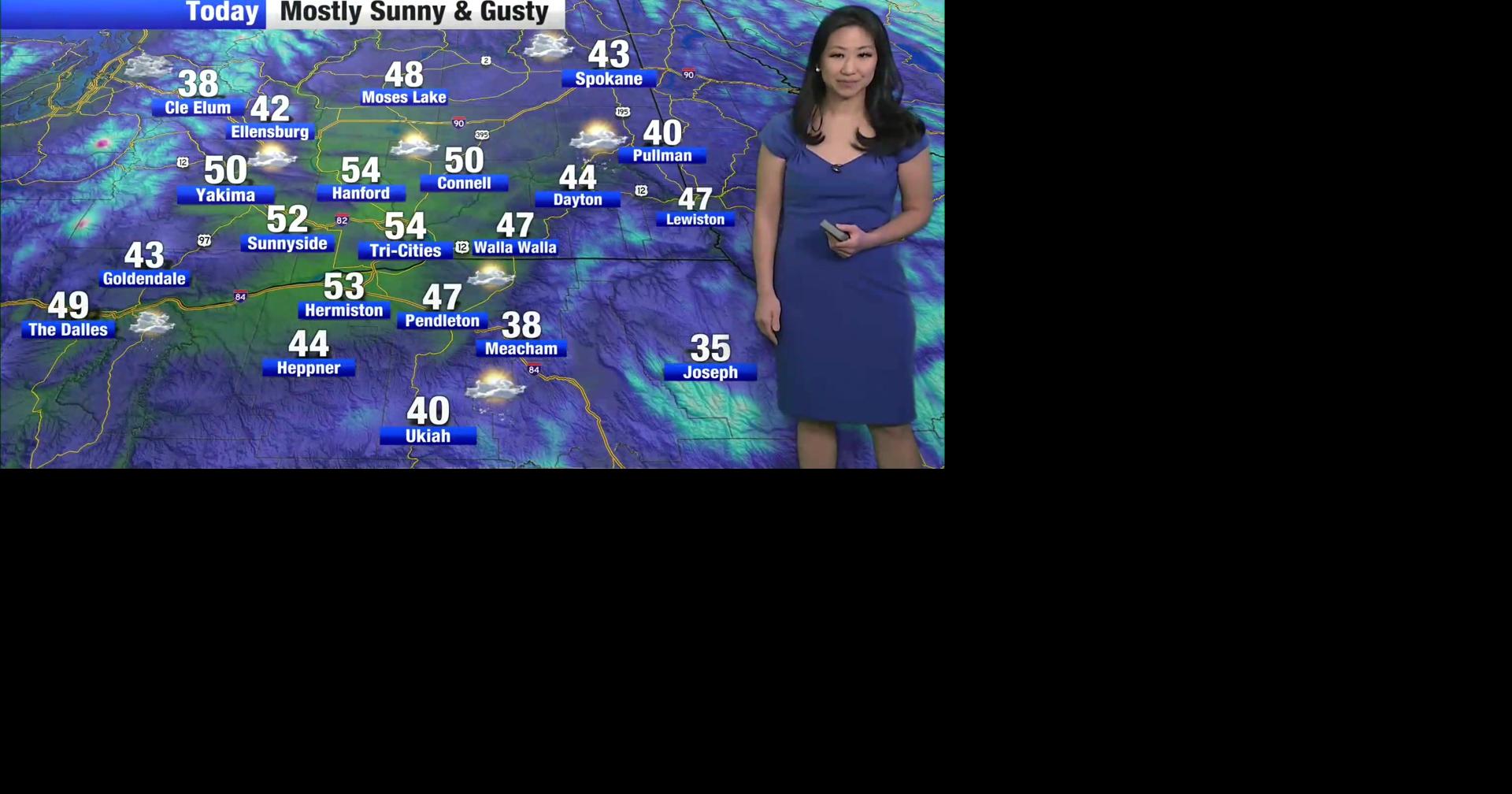 Mostly sunny and gusty day | Weather | nbcrightnow.com