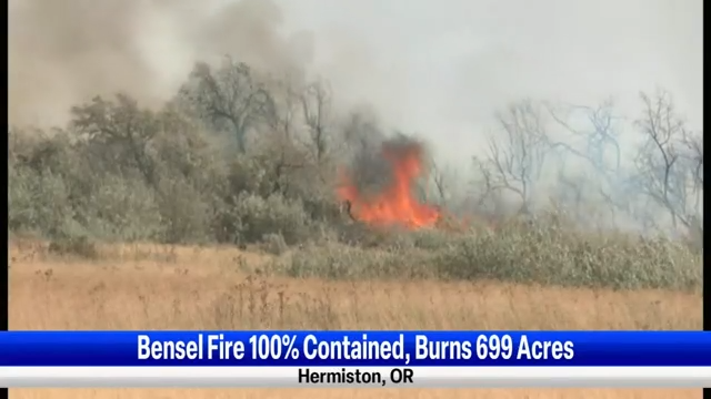 Bensel Fire Now 100% Contained | News | Nbcrightnow.com