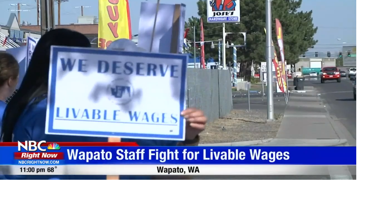 Wapato classified staff fighting for better wages Top Video