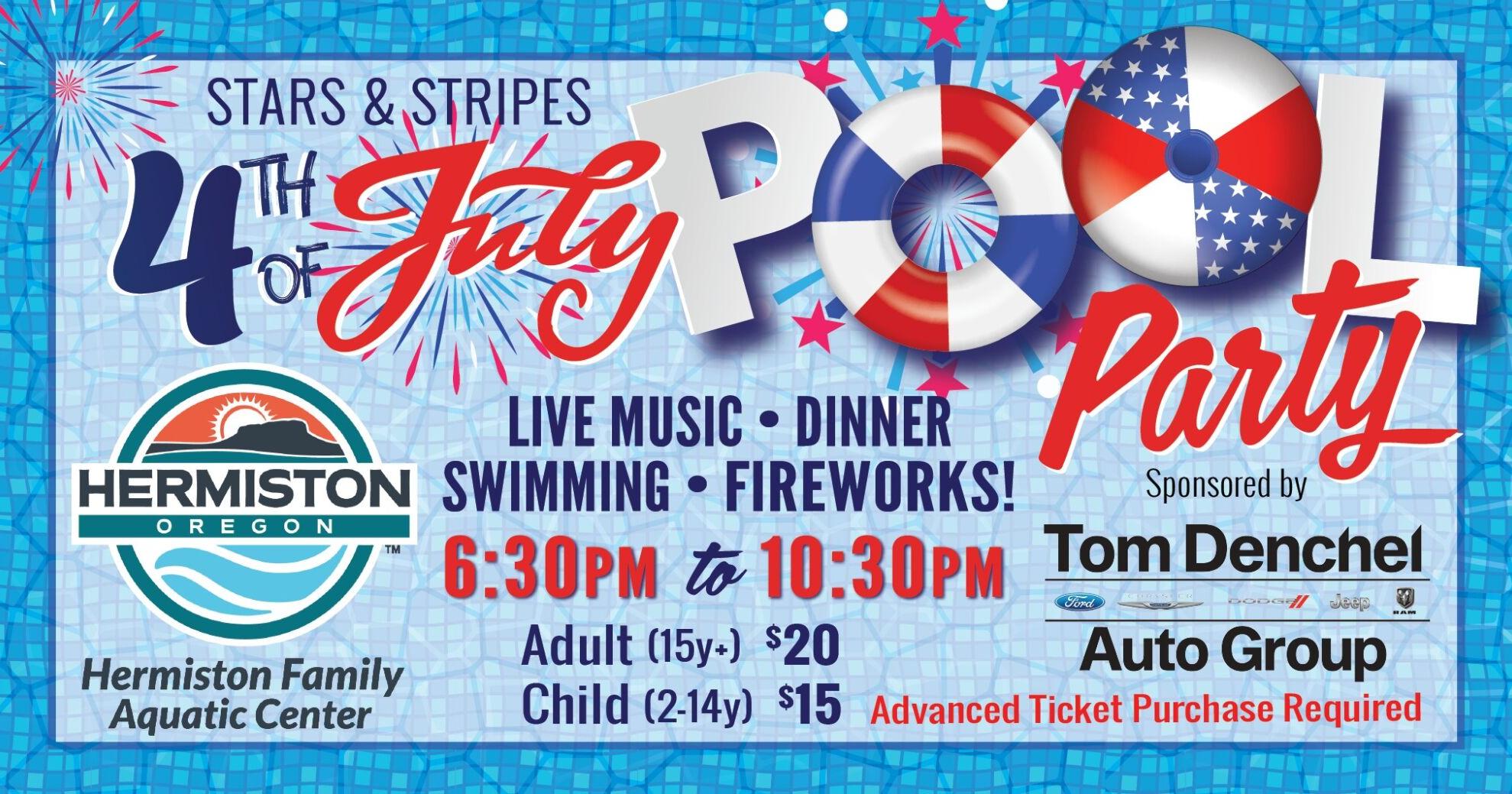 4th of July Pool Party at Hermiston Family Aquatic Center - Vimarsana News