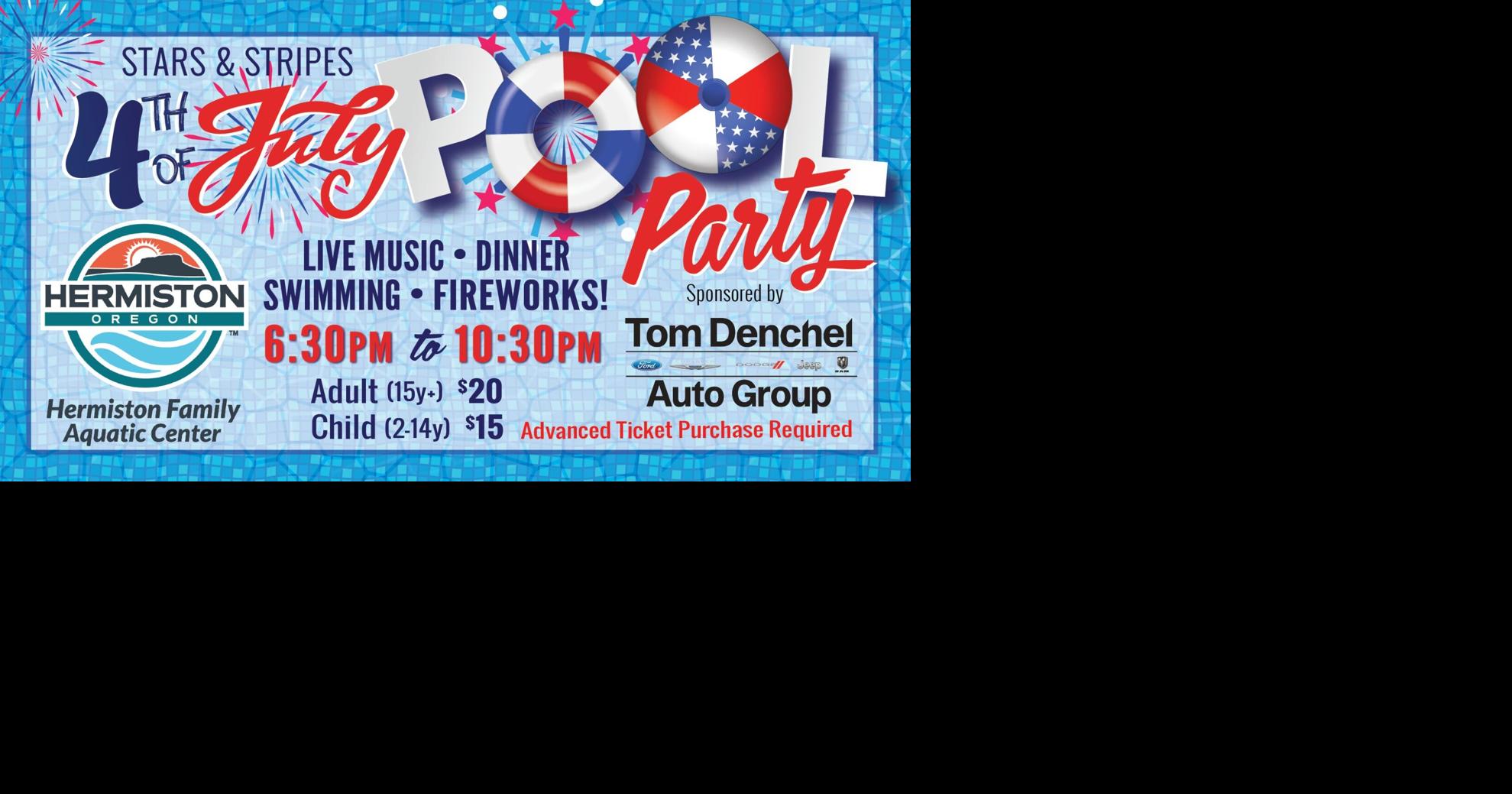 4th of July Pool Party at Hermiston Family Aquatic Center | News ...