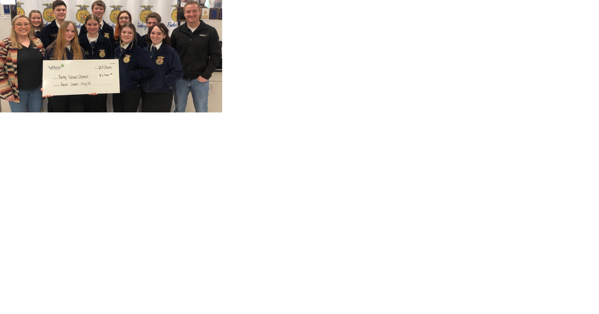 Finley FFA awarded grant to help with community education projects - Vimarsana News