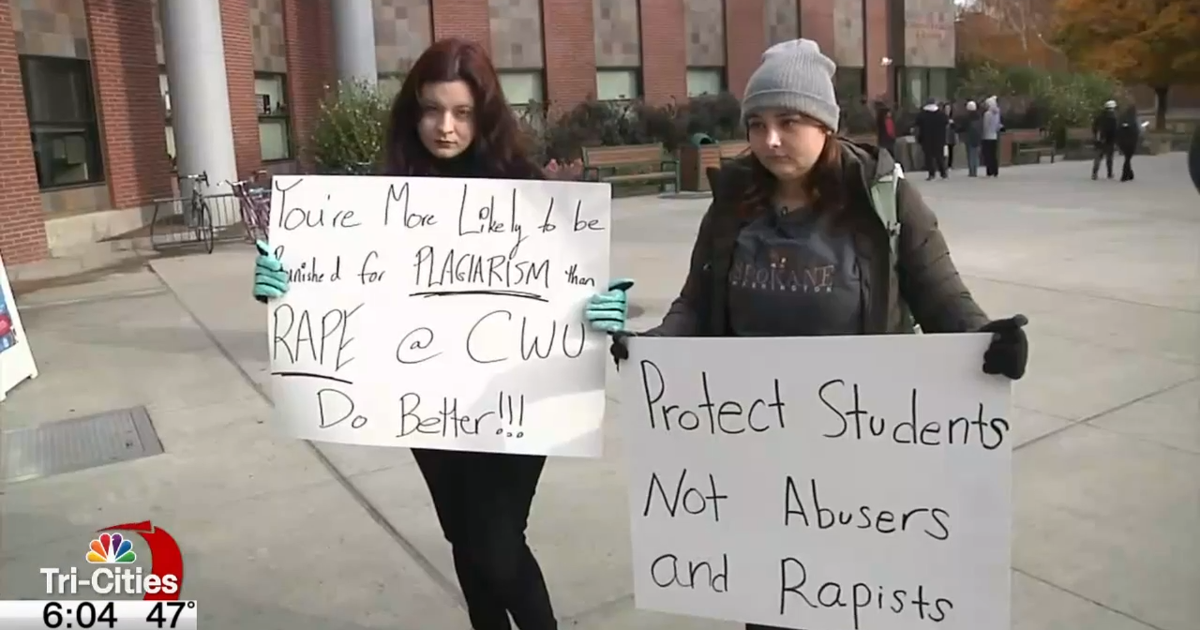 CWU students protest the university's Title IX proceedings | News ...