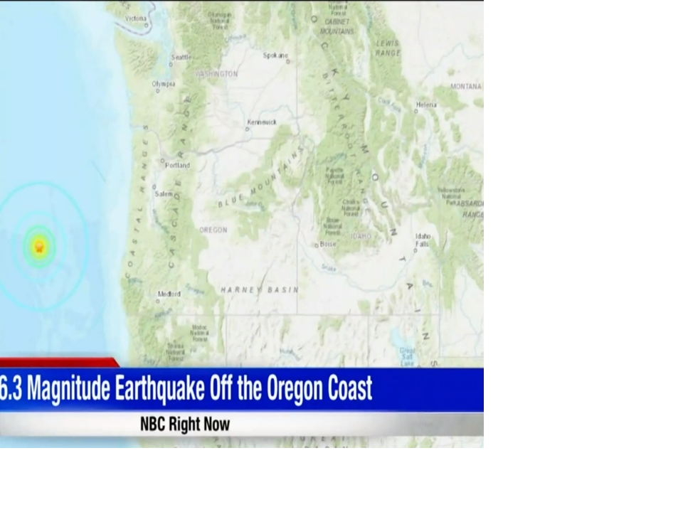 6.3 earthquake off Oregon coast Top Video