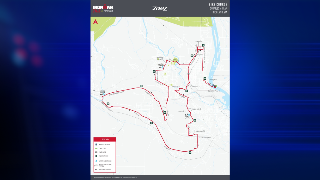 Rocketman Triathlon Course Map.pdf Closures and detours this weekend for Tri-Cities IRONMAN race | News ...