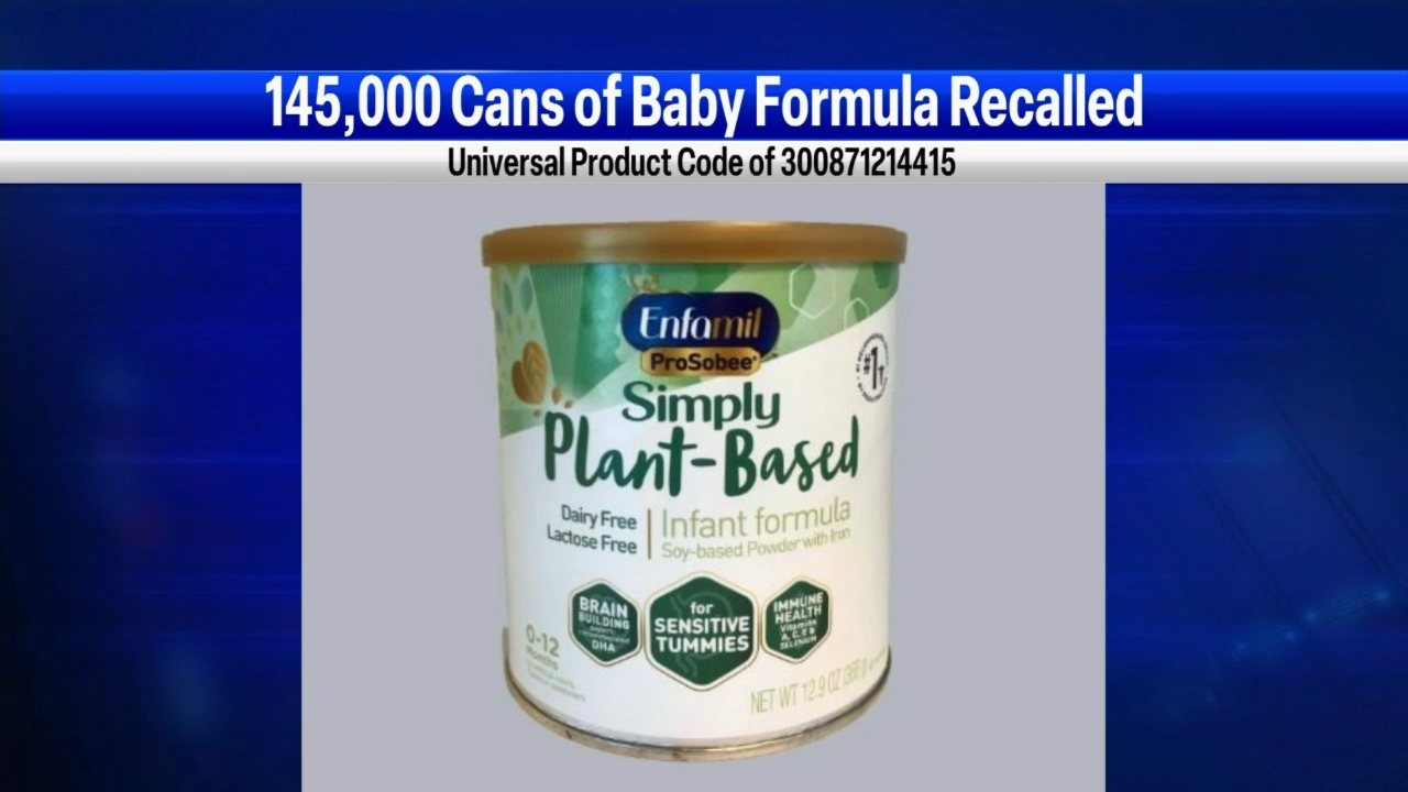 145,000 Cans Of Enfamil ProSobee Baby Formula Recalled Over Fears Of ...