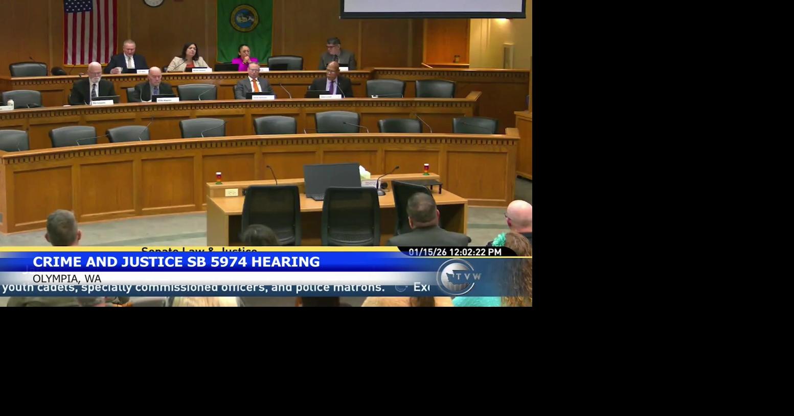 Senate Law and Justice Committee considers bill on law enforcement roles in Washington state