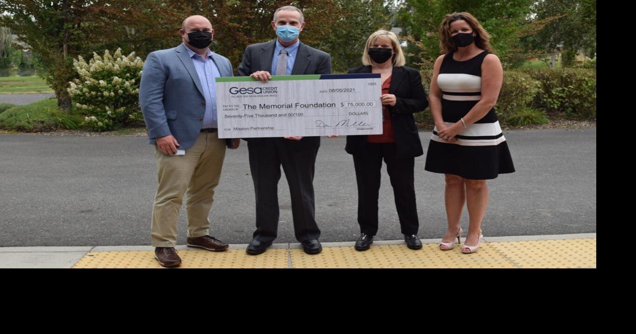 Gesa to donate 75,000 over 3years to support The Memorial Foundation