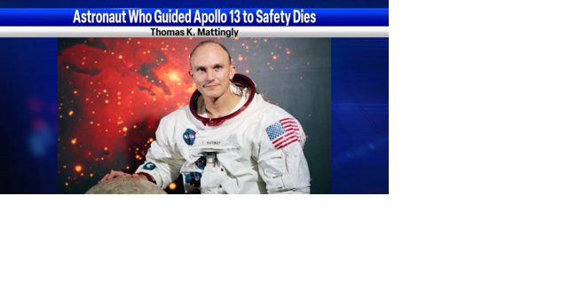 Apollo astronaut Thomas K. Mattingly dead at 87 - Vimarsana News