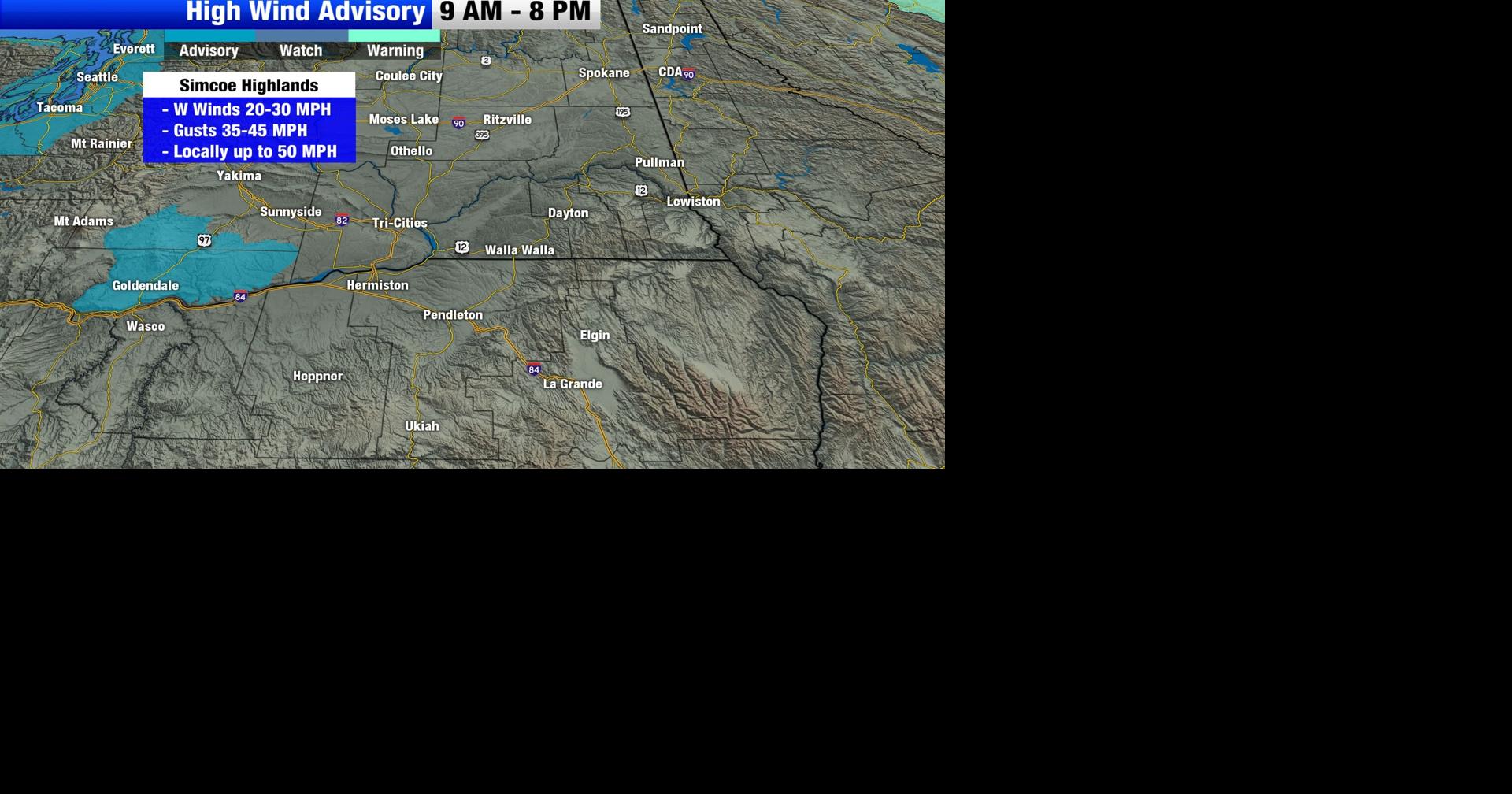 Windy with stray showers today before a gorgeous transition to sunshine ...